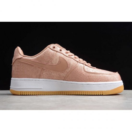 Nike Air Force 1 Low Prm Pembe Altın Kaykay Ayakkabı Türkiye - QKL1LVKG